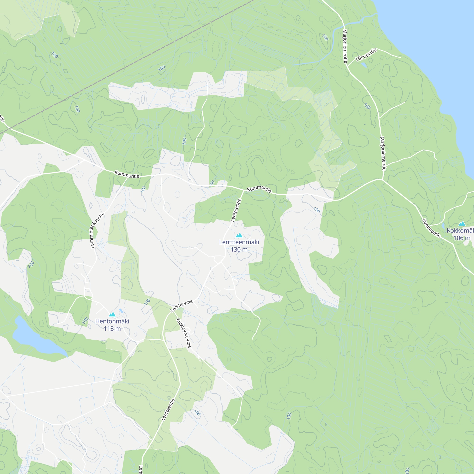 Kummun kota map