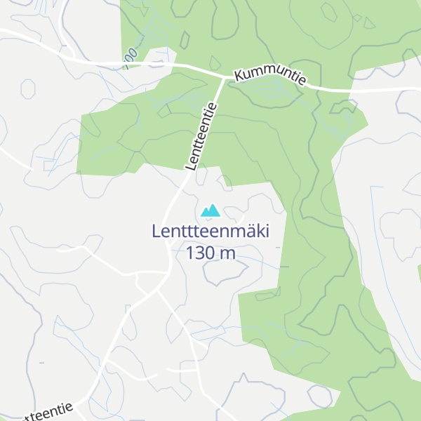 Map of Lenttteenmäki