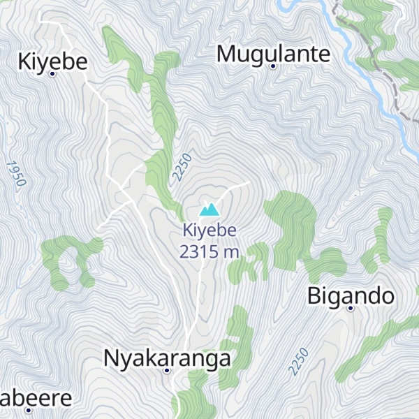 Map of Kiyebe