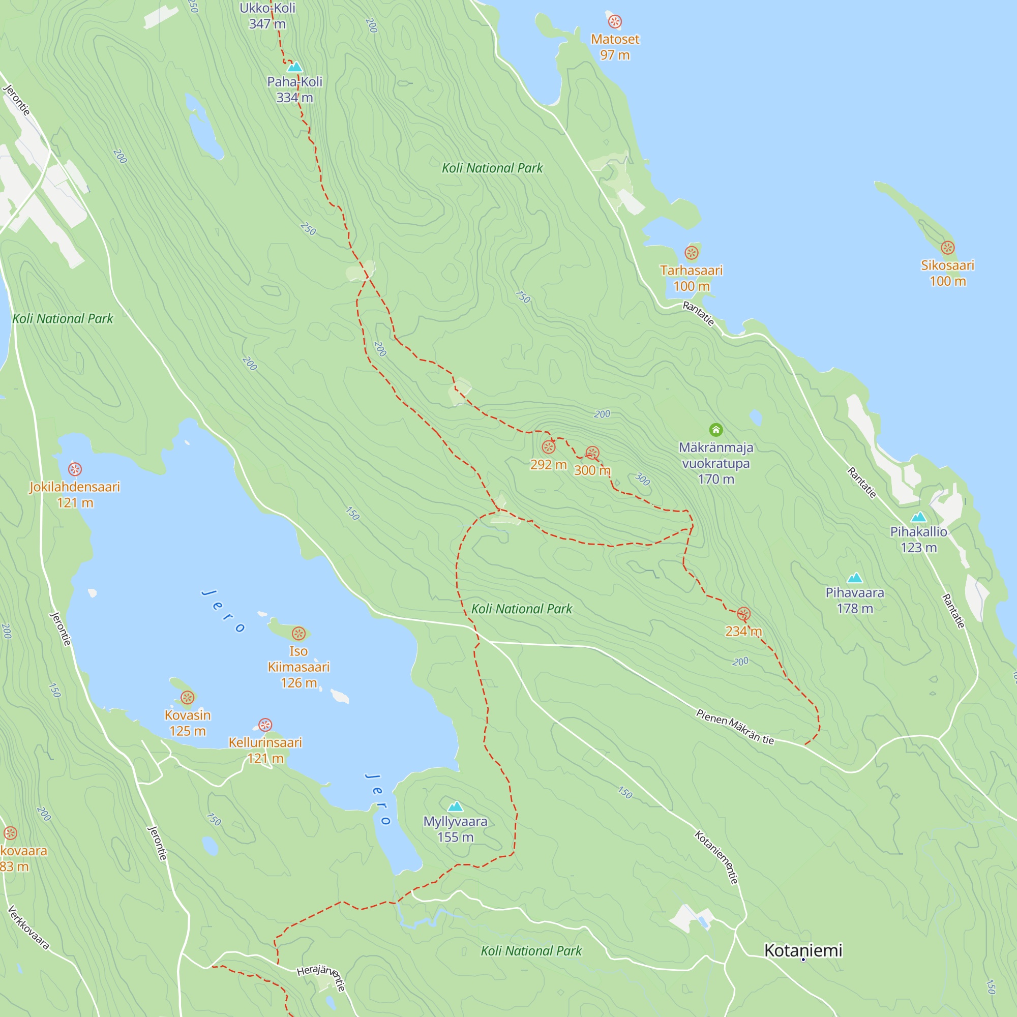 Ikolanaho vuokratupa map