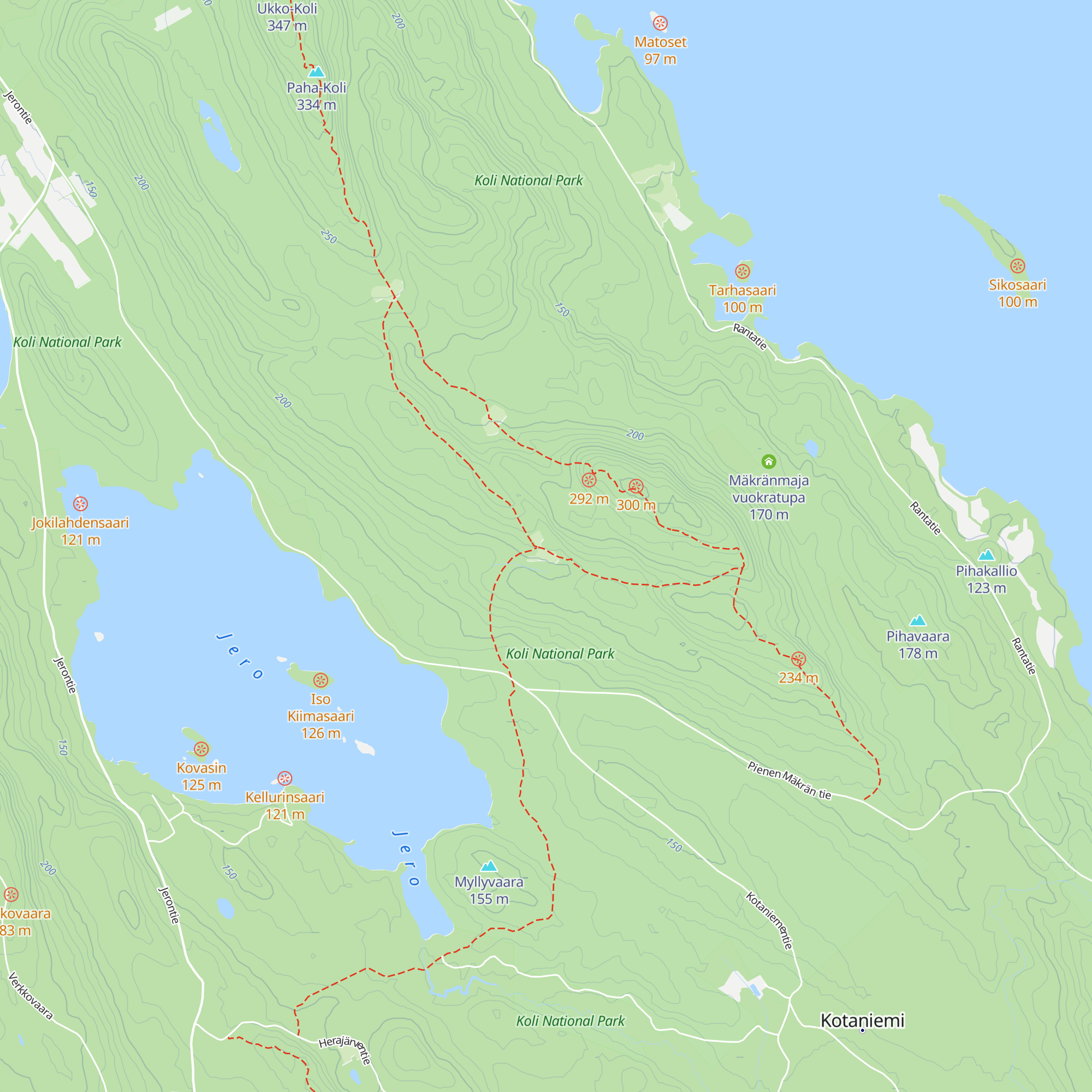 Ikolanaho vuokratupa map
