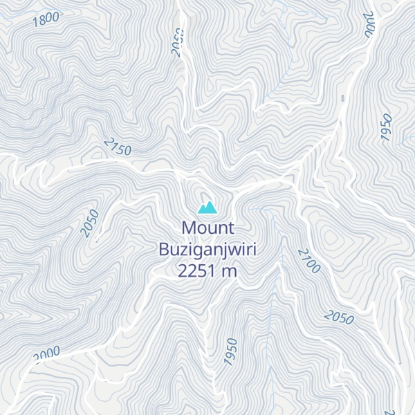 Map of Mount Buziganjwiri