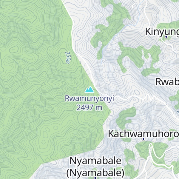 Map of Rwamunyonyi