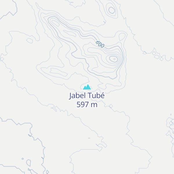 Map of Jabel Tubé