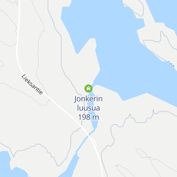 Map of Jonkerin luusua
