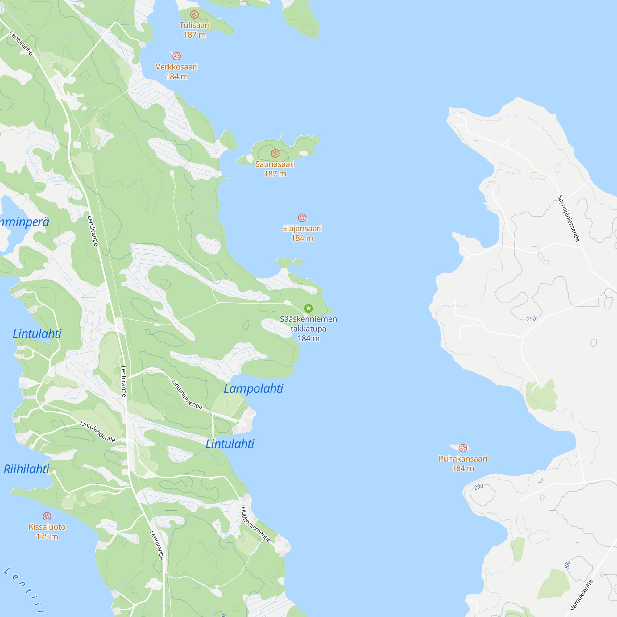 Sääskenniemen takkatupa map