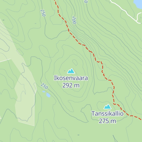 Map of Ikosenvaara