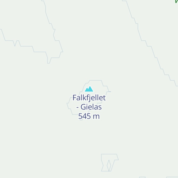 Map of Falkfjellet - Gielas