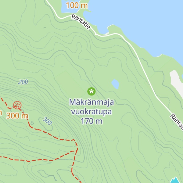 Map of Mäkränmaja vuokratupa