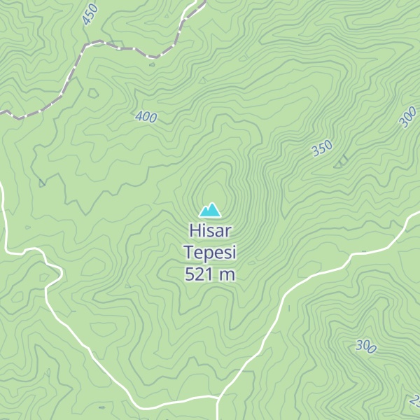 Map of Hisar Tepesi
