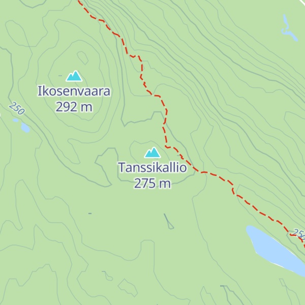 Map of Tanssikallio