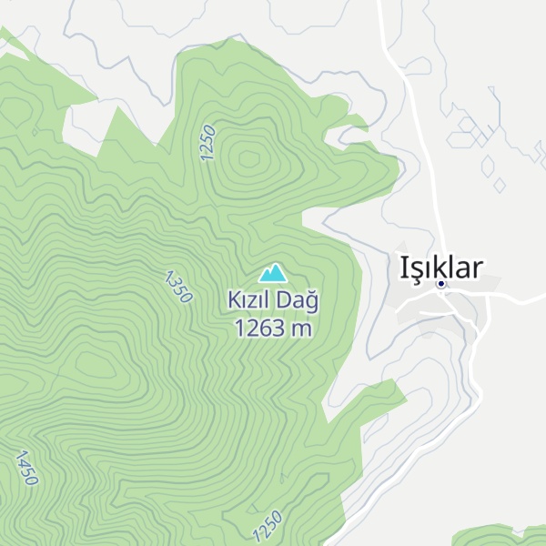 Map of Kızıl Dağ