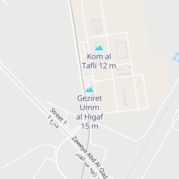 Map of Geziret Umm al Higaf