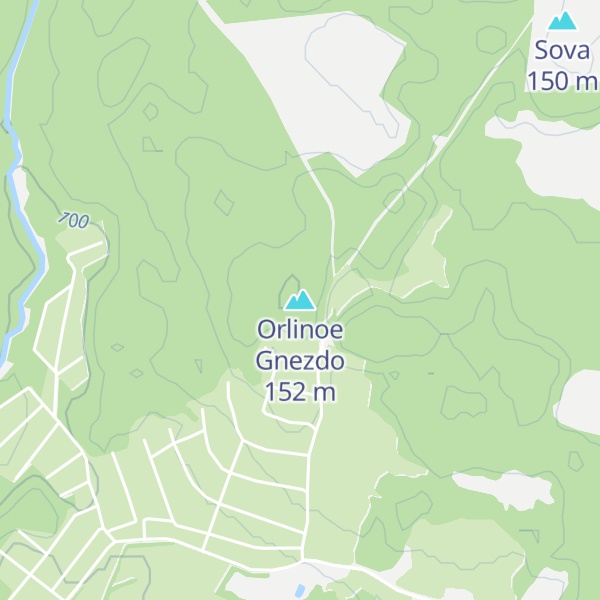 Map of Orlinoe Gnezdo