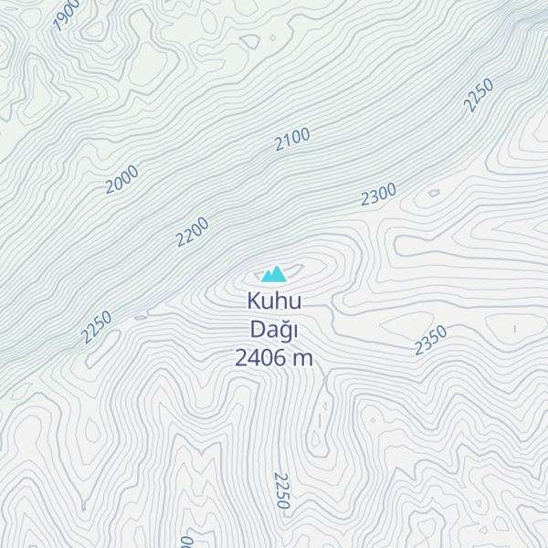 Map of Kuhu Dağı