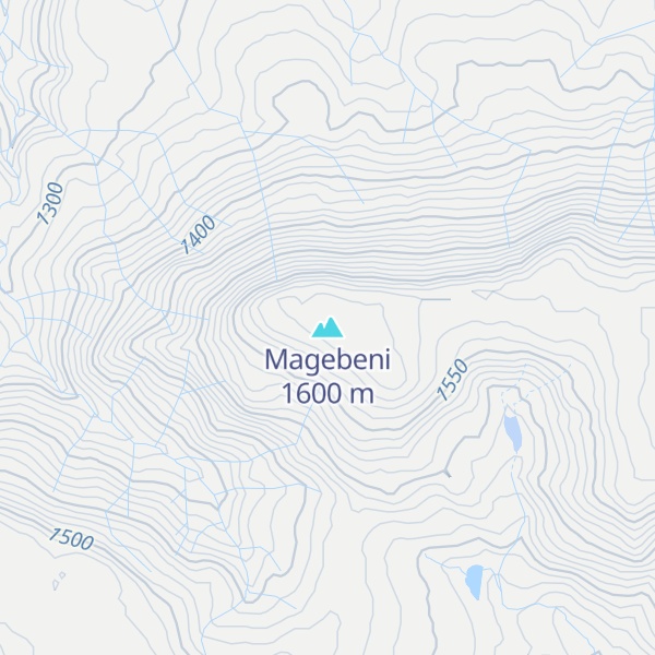 Map of Magebeni