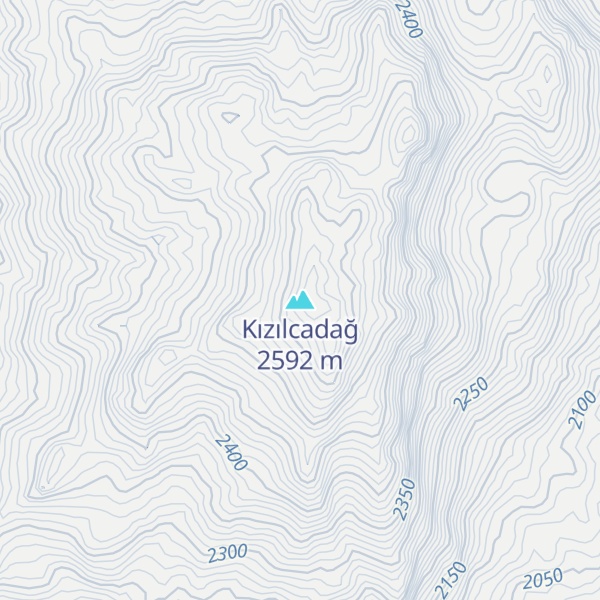 Map of Kızılcadağ