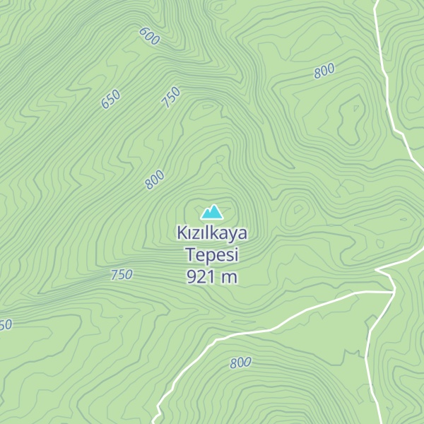 Map of Kızılkaya Tepesi