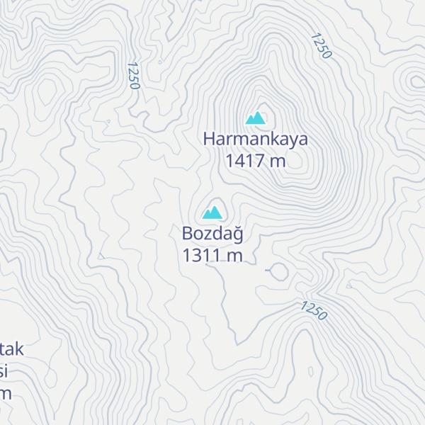 Map of Bozdağ