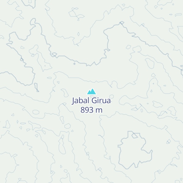 Map of Jabal Girua