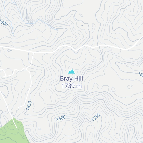 Map of Bray Hill