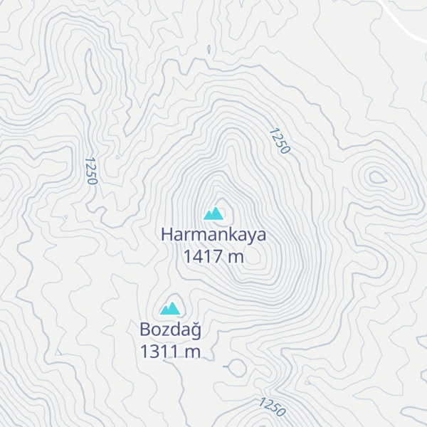 Map of Harmankaya