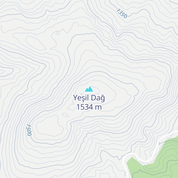 Map of Yeşil Dağ