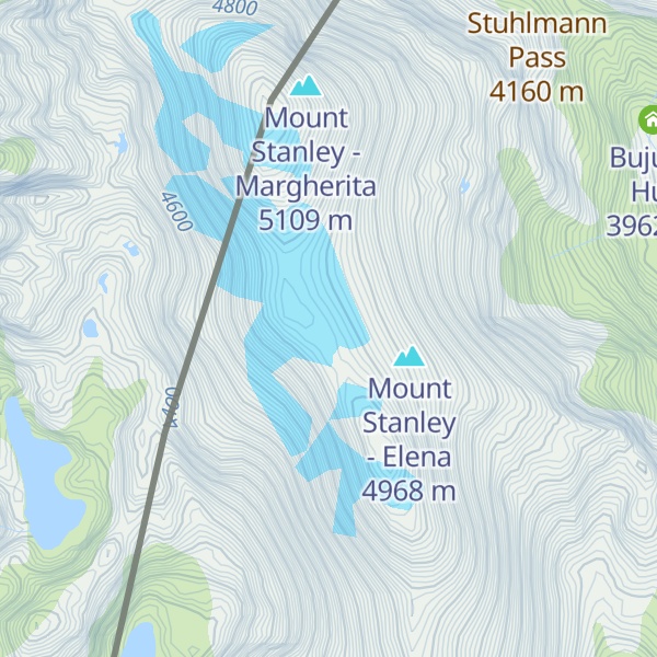 Map of Mount Stanley - Moebius