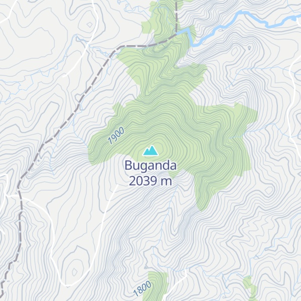 Map of Buganda
