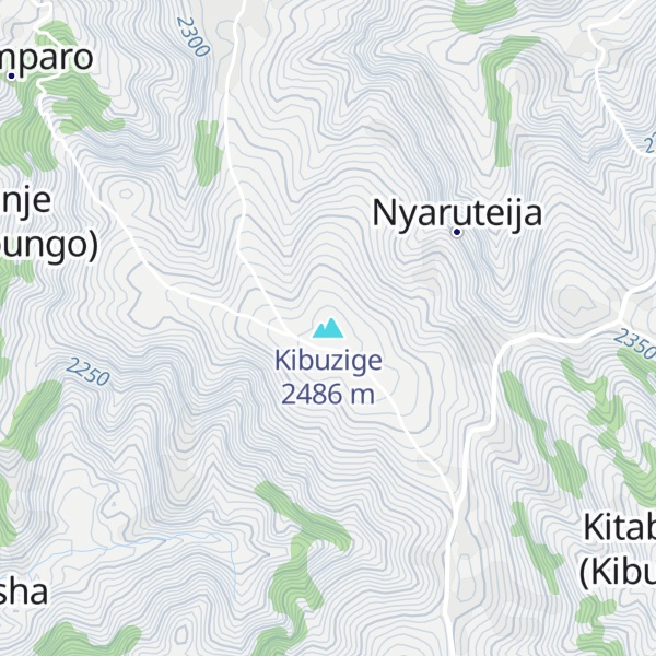 Map of Kibuzige