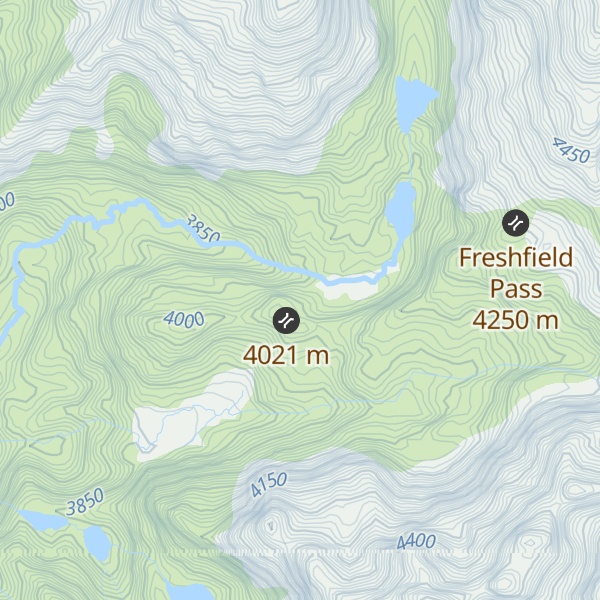 Map of Hunwick's Camp