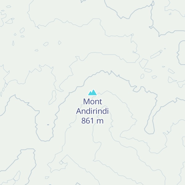 Map of Mont Andirindi