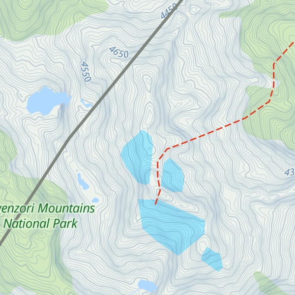 Map of Mount Speke