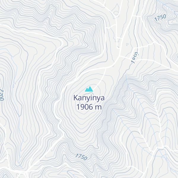 Map of Kanyinya