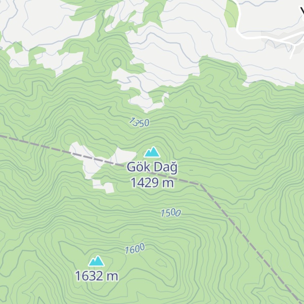 Map of Gök Dağ