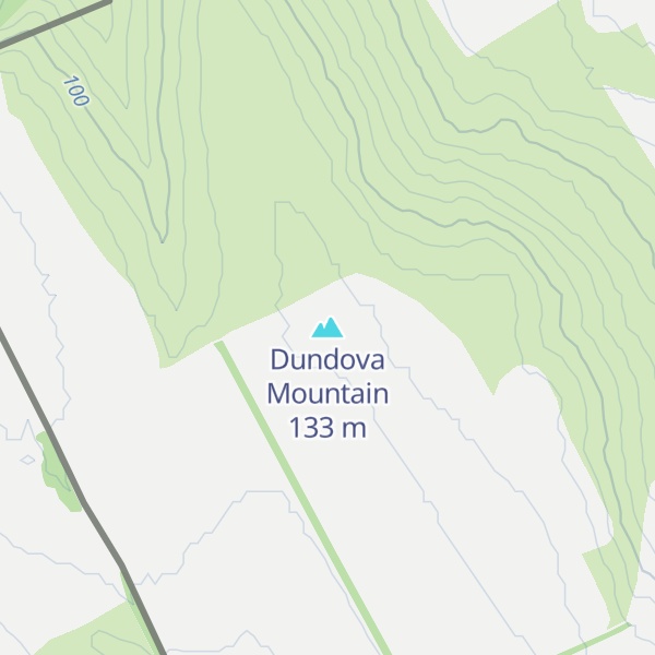 Map of Dundova Mountain