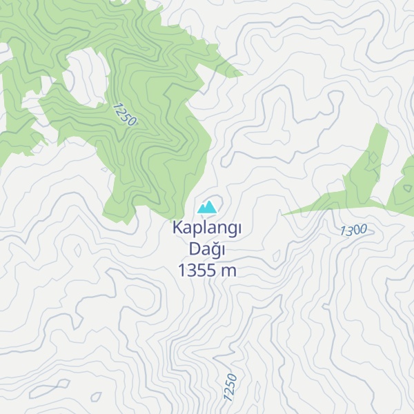 Map of Kaplangı Dağı