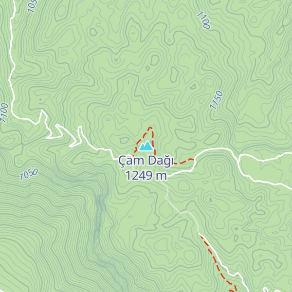 Map of Çam Dağı