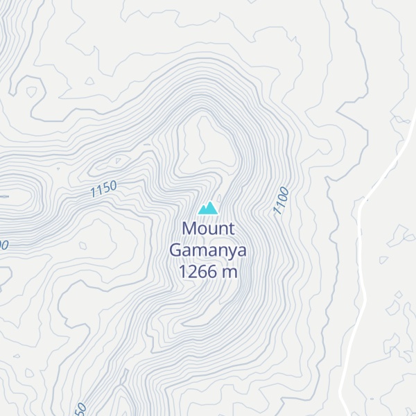 Map of Mount Gamanya