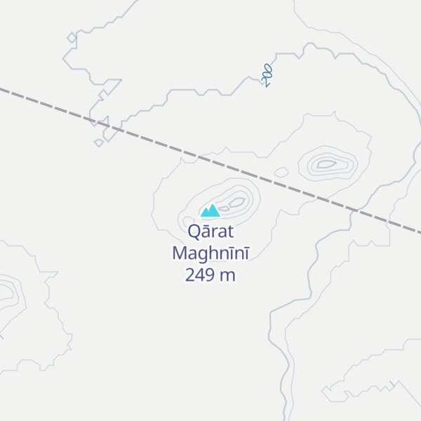 Map of Qārat Maghnīnī
