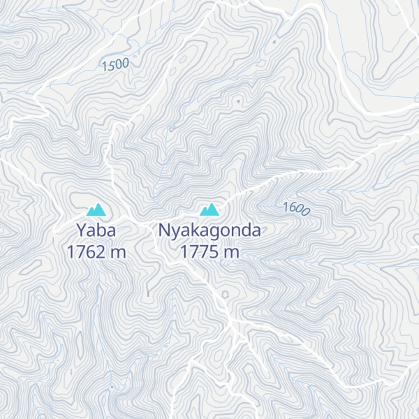 Map of Nyakagonda