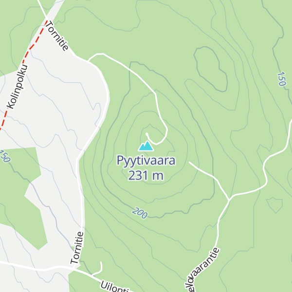 Map of Pyytivaara