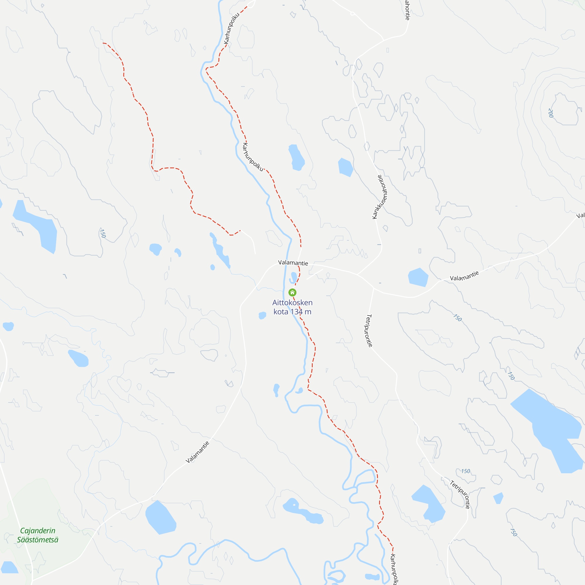 Aittokosken kota map