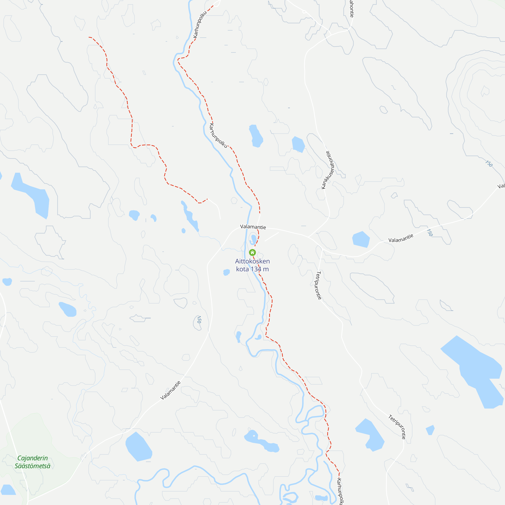 Aittokosken kota map