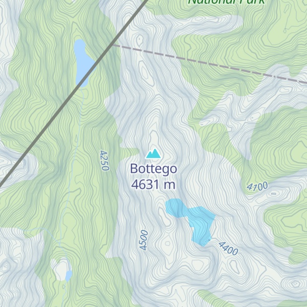 Map of Bottego