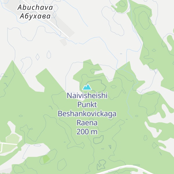 Map of Naivisheishi Punkt Beshankovickaga Raena
