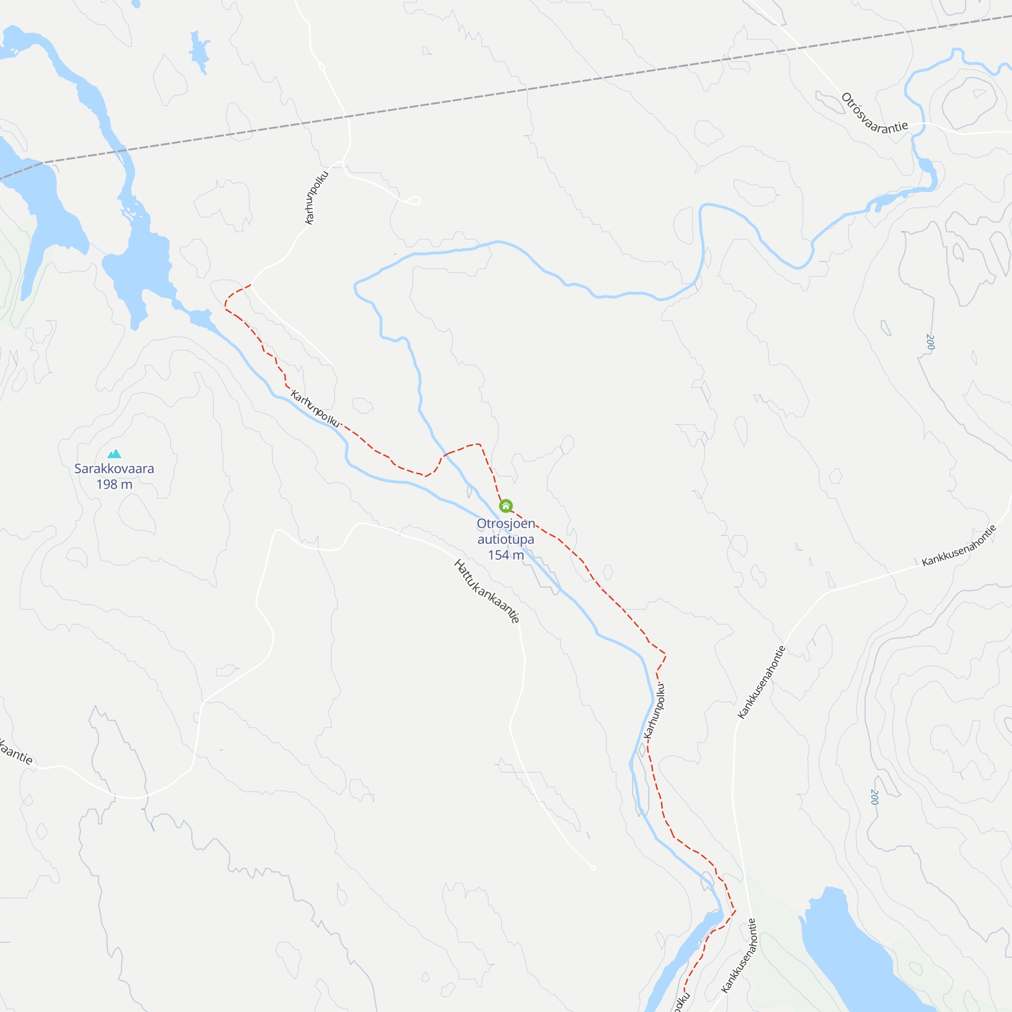 Otrosjoen autiotupa map