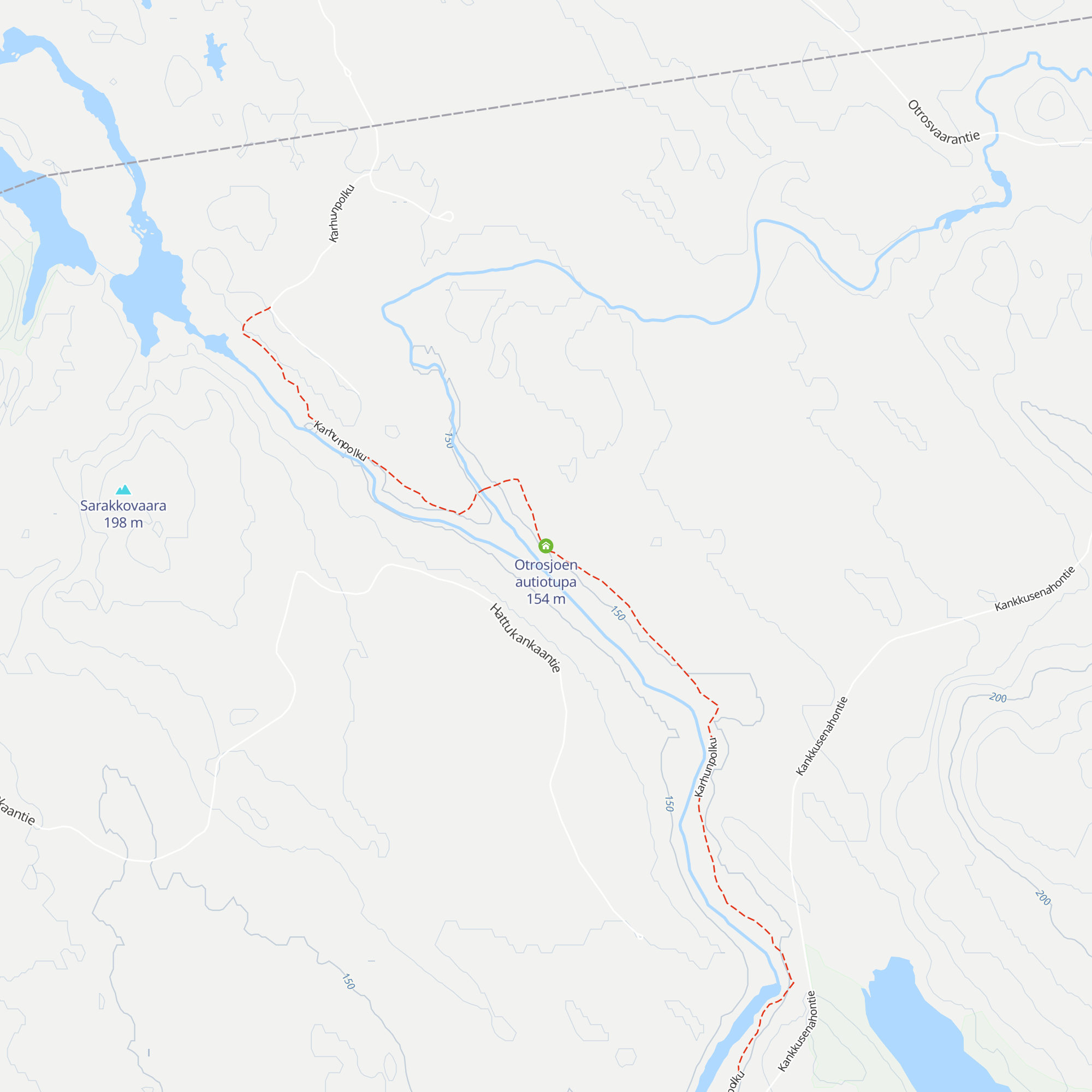 Otrosjoen autiotupa map