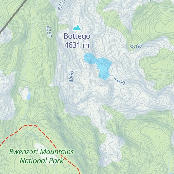 Map of Mount Gessi