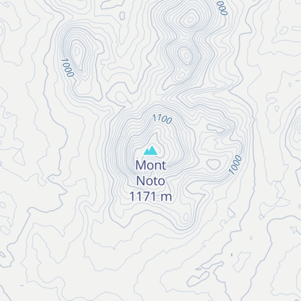 Map of Mont Noto